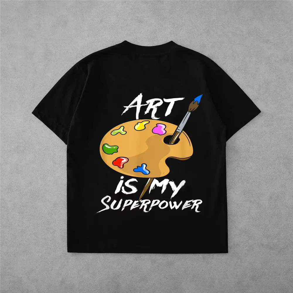 Art Is My Superpower - Drawing Funny Art Teacher Artists T-Shirt