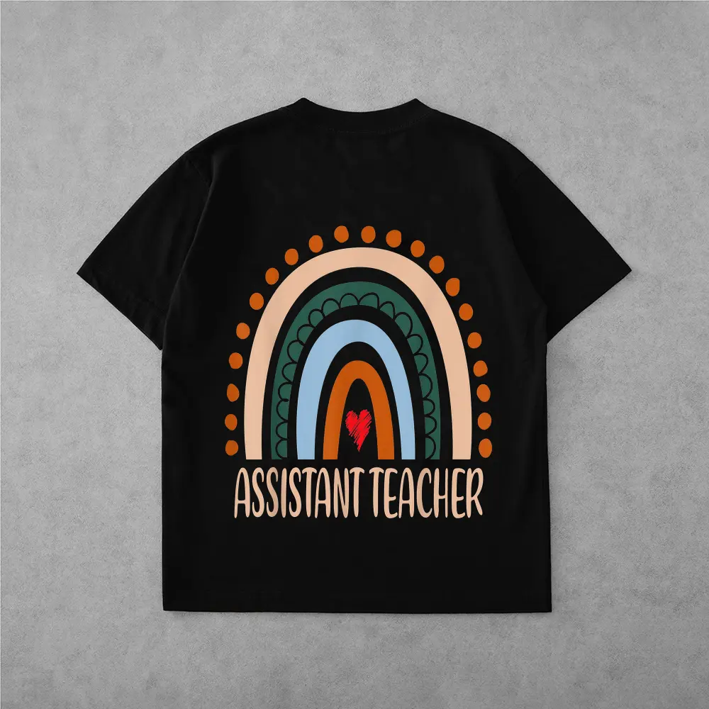 Assistant Teacher Rainbow Appreciation Day Back To School T-Shirt