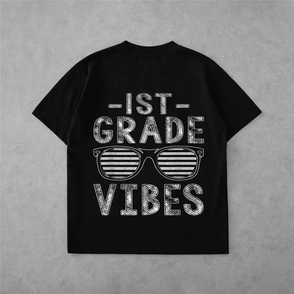 Back To School 1st Grade Vibes First Grade Teachers Students T-Shirt