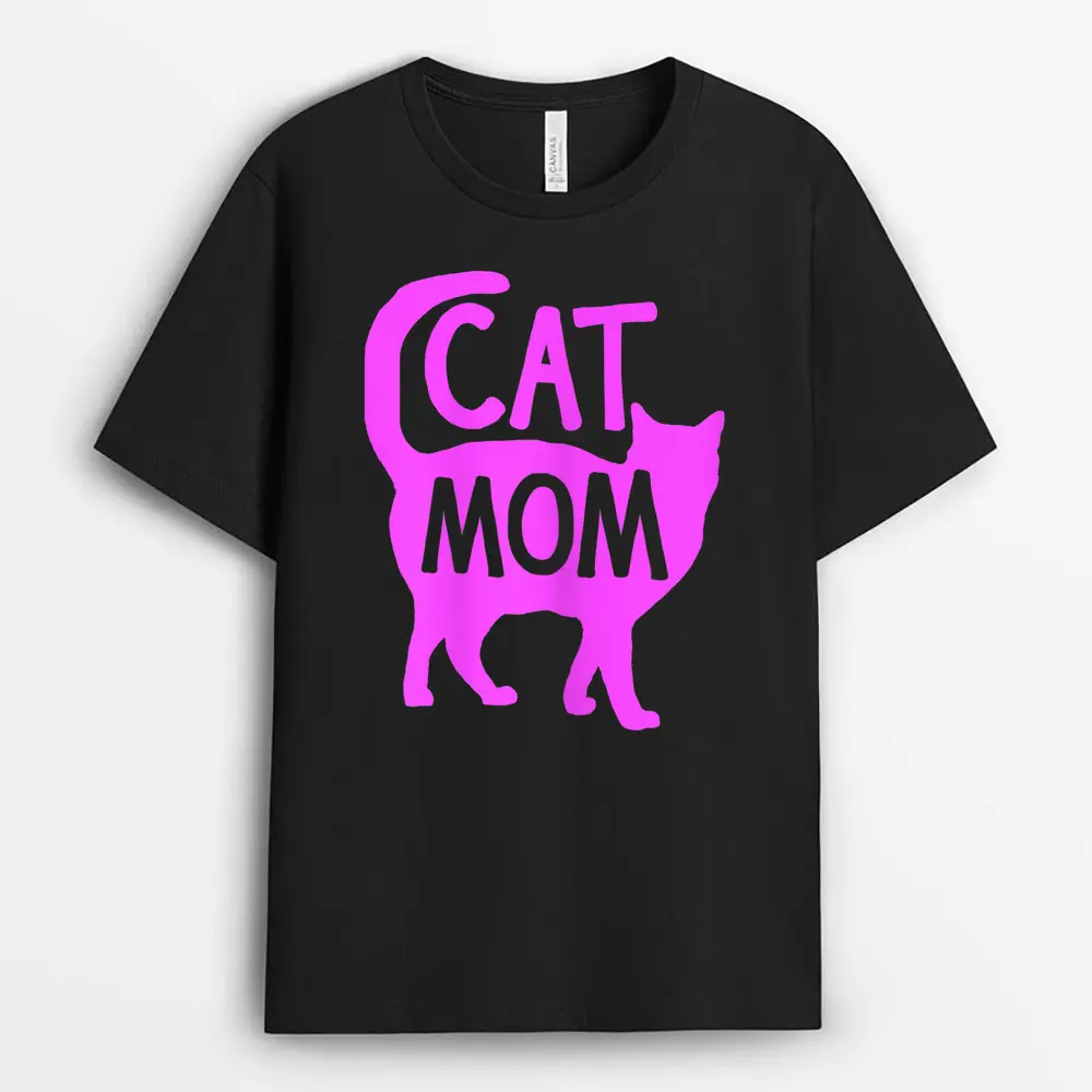 Best Cat Mom Mothers Day Women Kitty Mommy Mama Christmas T-Shirt