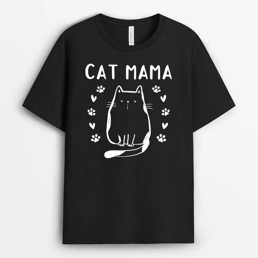 Cat Mama Cute Cat Lover Cat Mom I Cat Mama T-Shirt