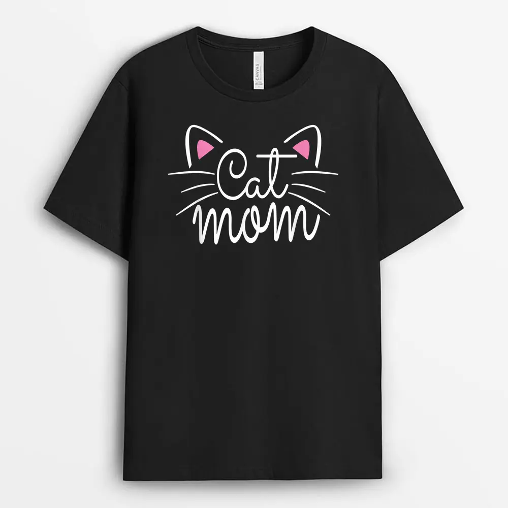Cat Mom Happy Mothers Day For Cat Lovers Family Matching T-Shirt