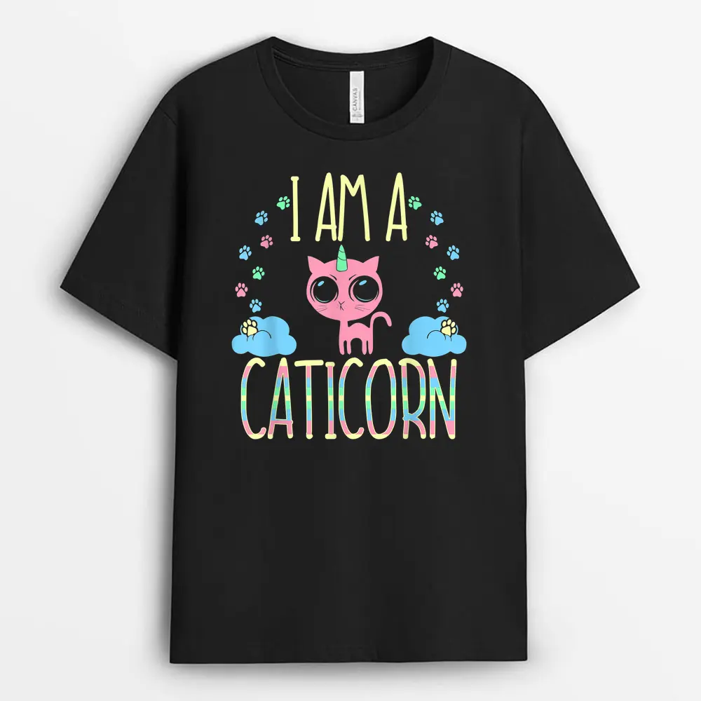 Caticorn Half Unicorn Half Cat Cute T-Shirt