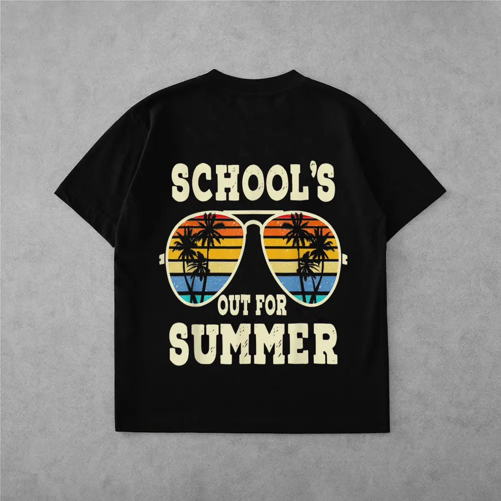 Cute Last Day Of School Schools Out For Summer Teacher Retro T-Shirt