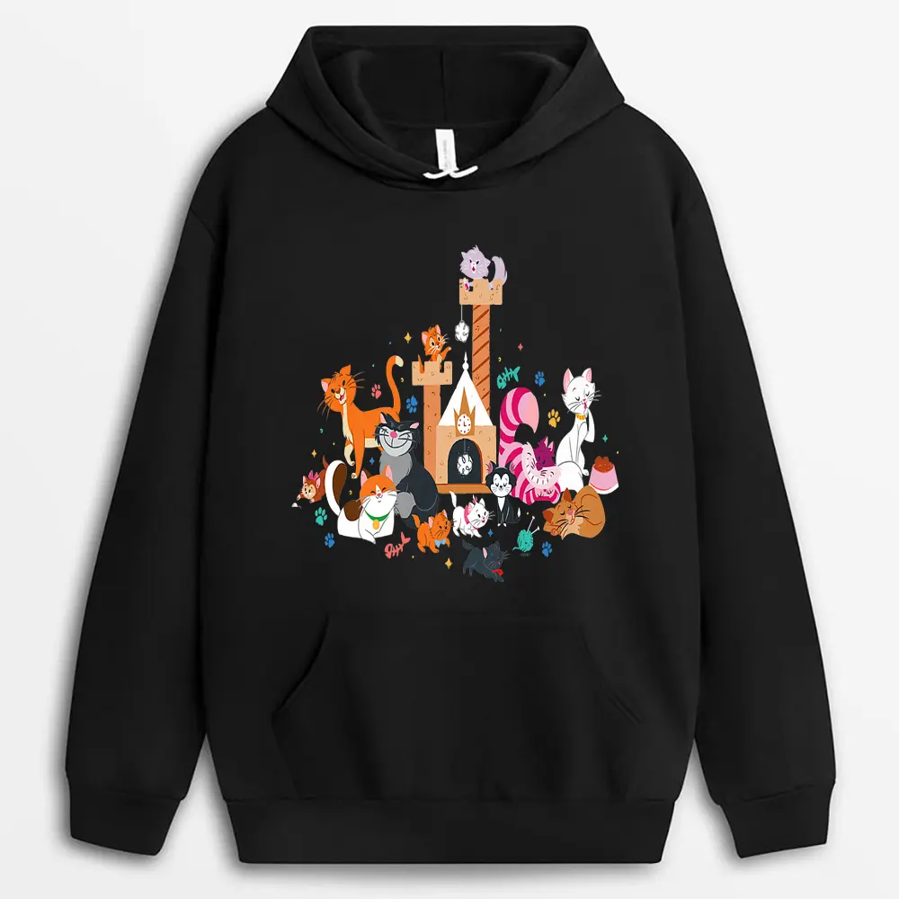 Disney Cats Kitten Friends Premium Hoodie