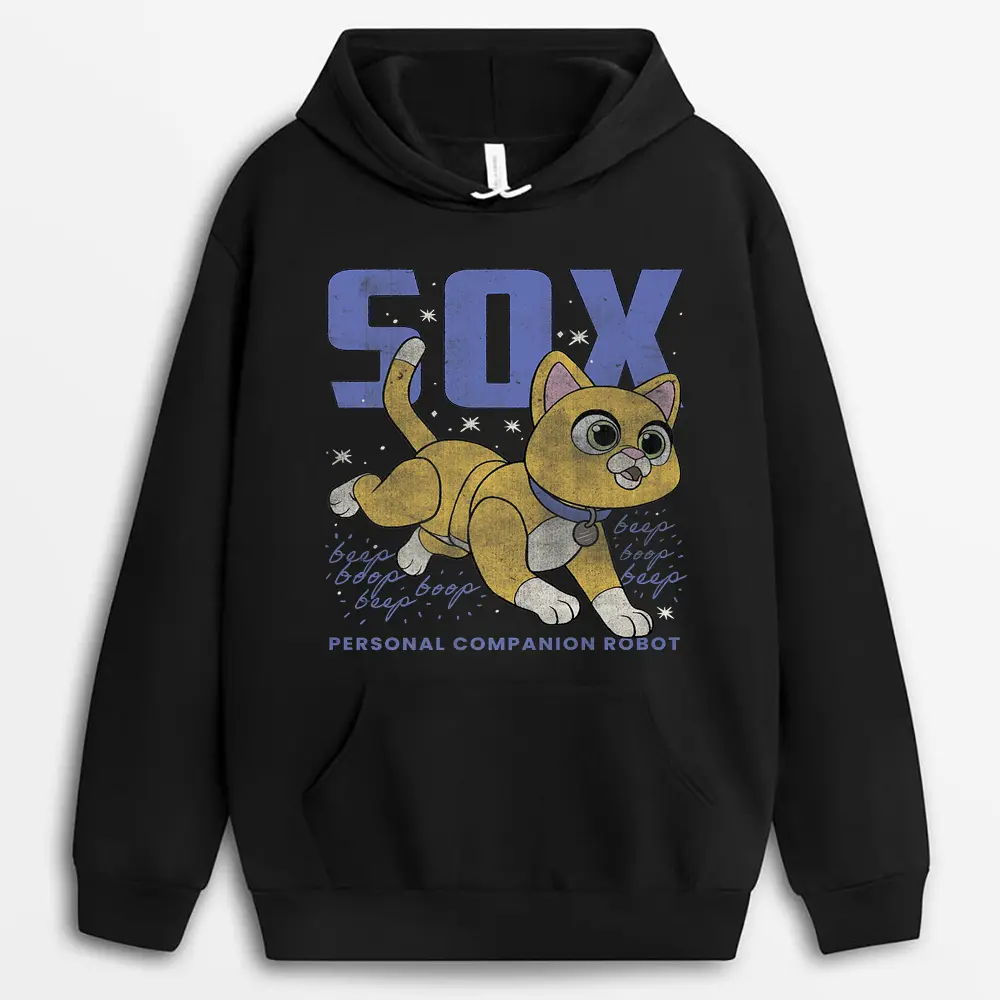 Disney Pixar Lightyear Sox Retro Cat Robot Poster  Hoodie