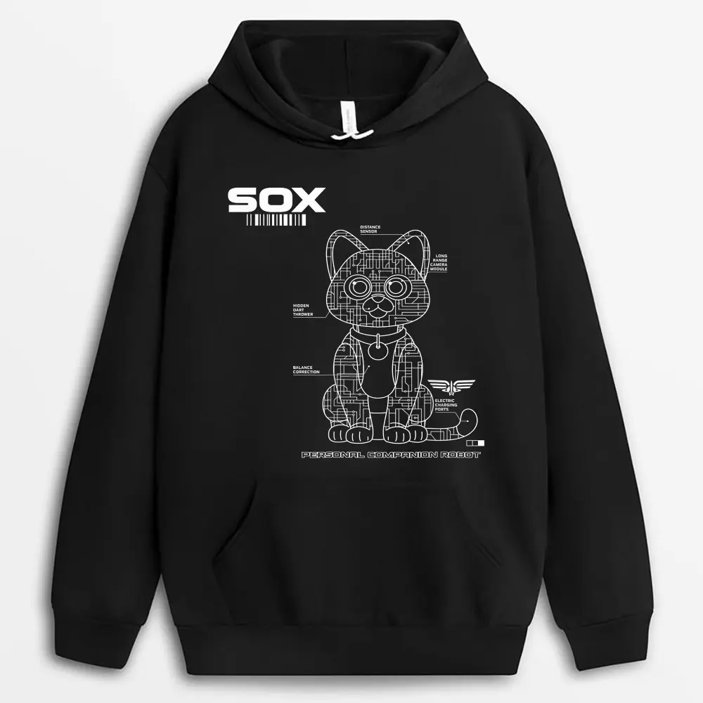 Disney Pixar Lightyear Sox Tech Schematics Poster Hoodie