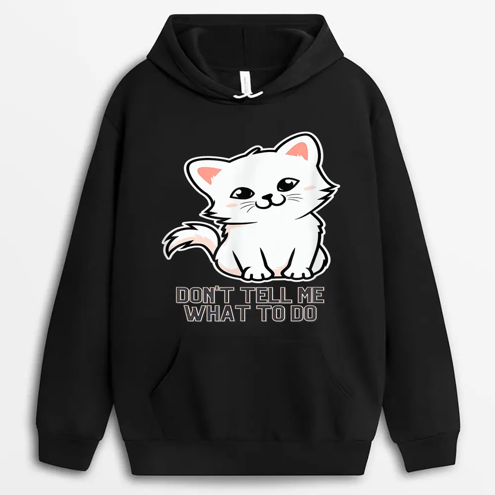 Don Ell Me What O Do Meme Funny Retro Style Vintage Cats Hoodie