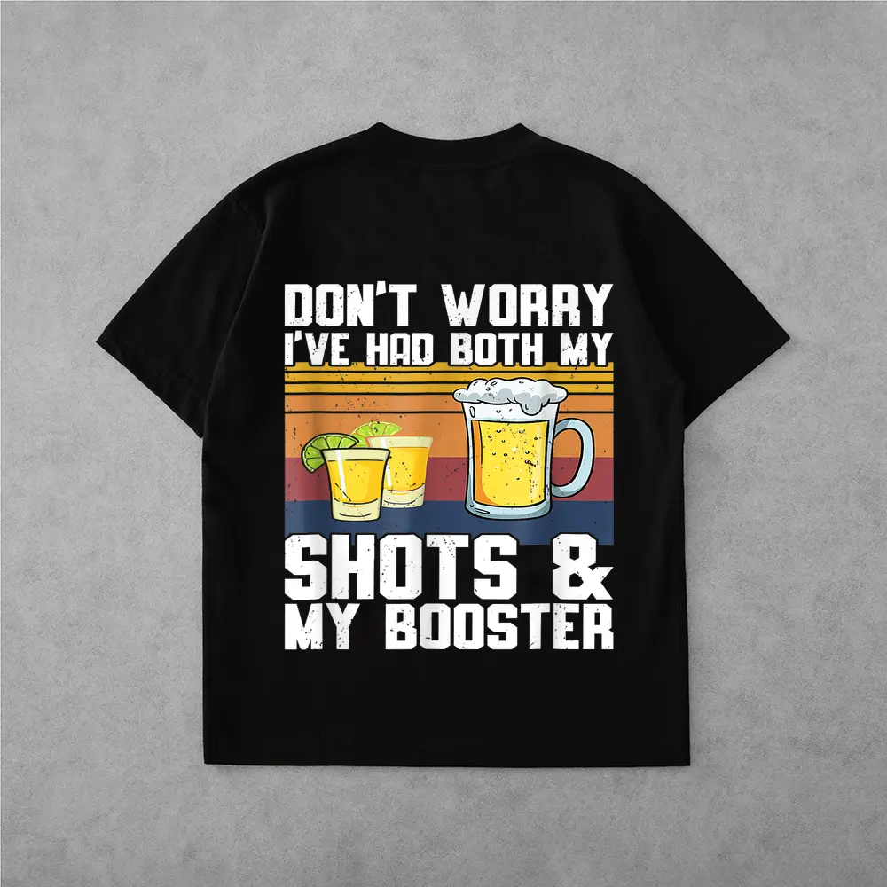 Funny Had My 2 Shots Don't Worry Had Both My Shots Tequila T-Shirt