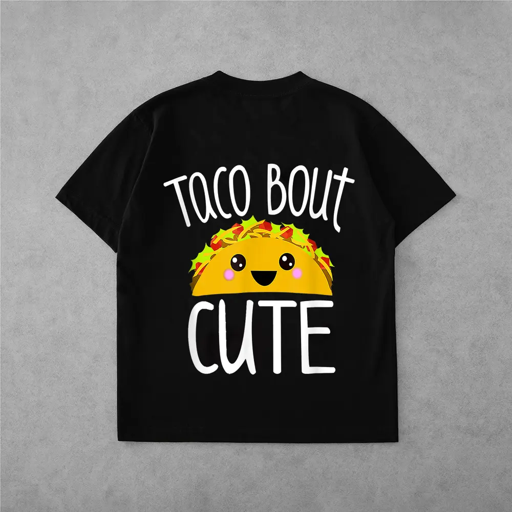 Funny Taco Lover  Taco Bout Cute Girl Boy Kids Toddlers T-Shirt