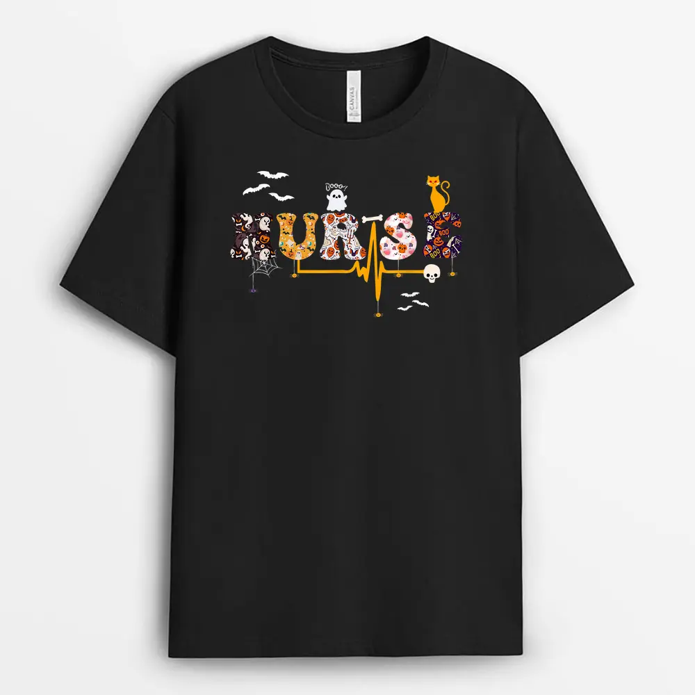 Halloween Nurse Design For Nurses And Nursing Students T-Shirt