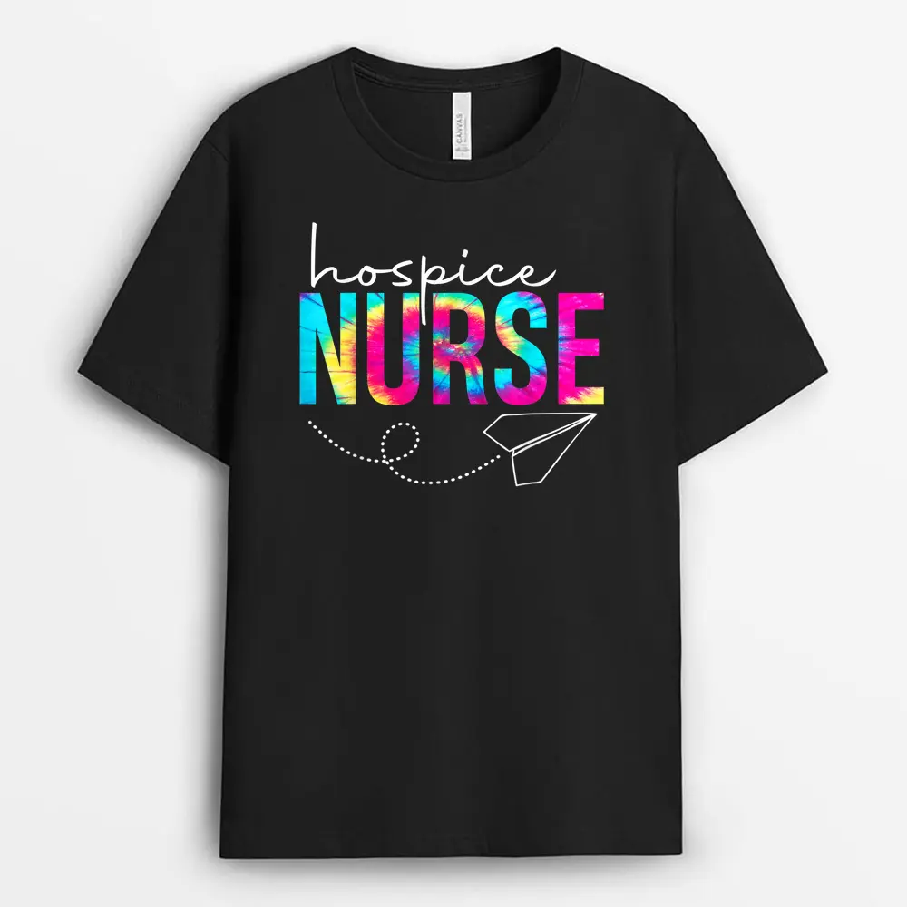 Hospice Nurse Life  Nursing School Nurse Squad Tie Dye T-Shirt