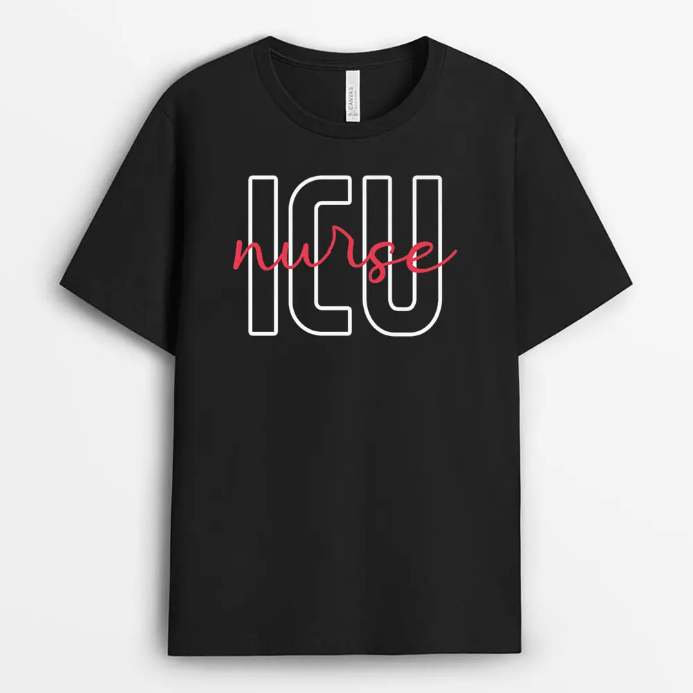 Intensive Care Nurse Life Pocket ICU Intensive Care Nurse  T-Shirt