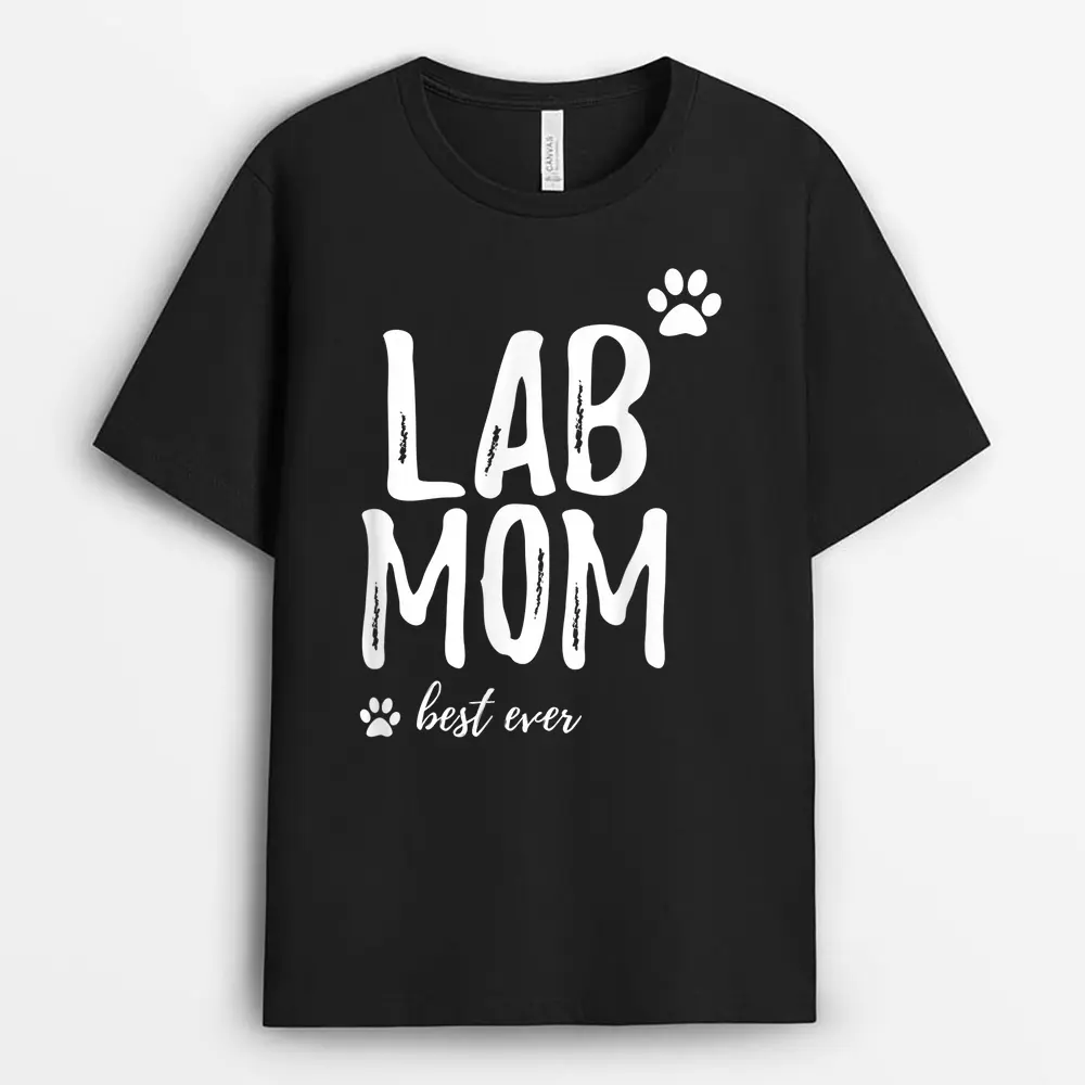 Lab Mom  Funny Gift For Labrador Dog Mom Dog Gifts T-Shirt