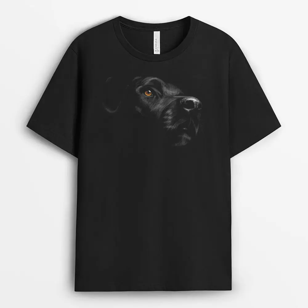 Labrador Retriever Dog Head Dog Lovers T-Shirt