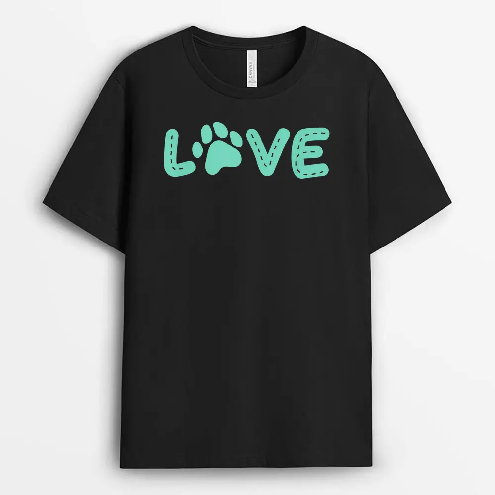 Love Dog Presents For Dog Lovers Paws Dog T-Shirt