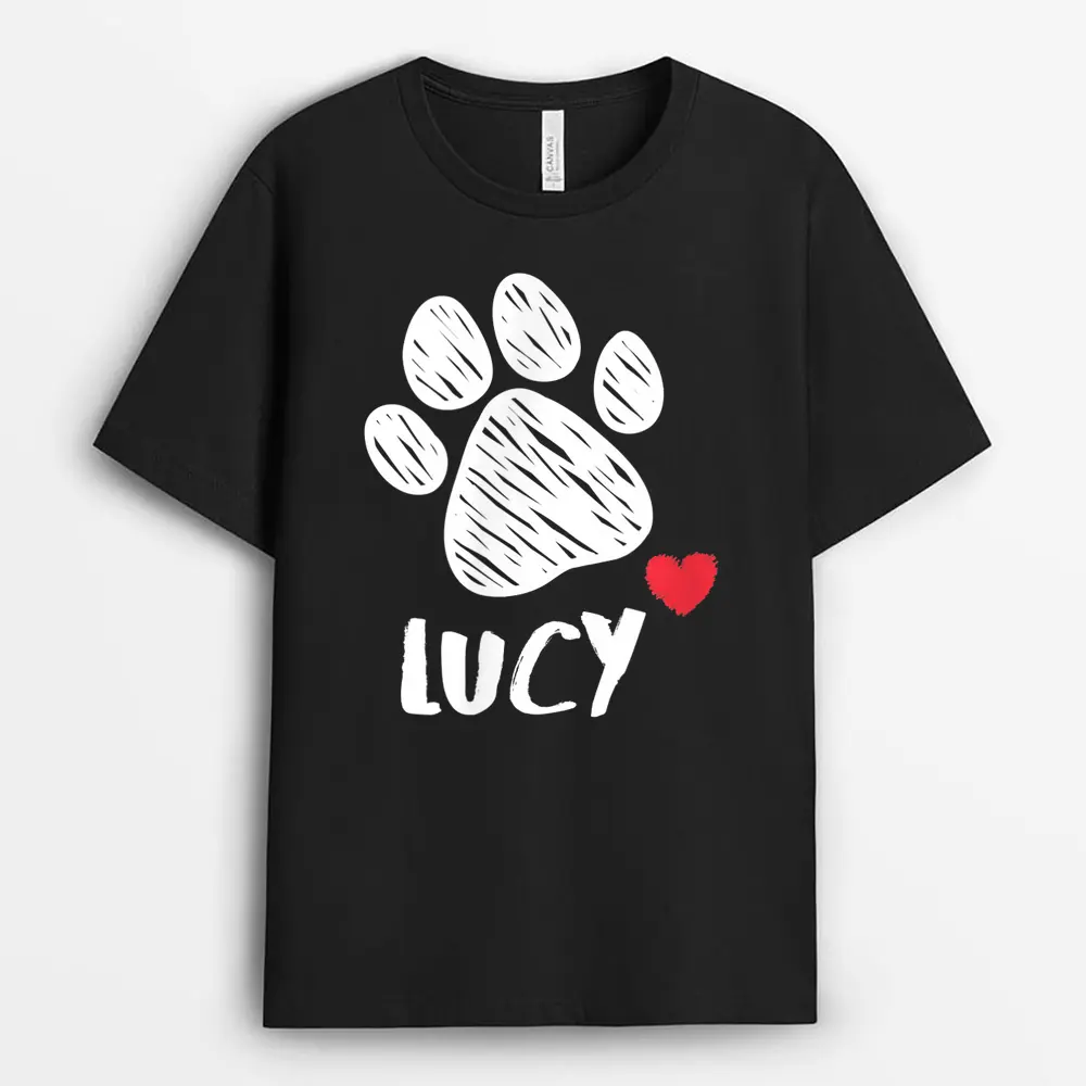Lucy My Dog Lucy I Love My Dog Lucy Puppy Love Dog Lover T-Shirt