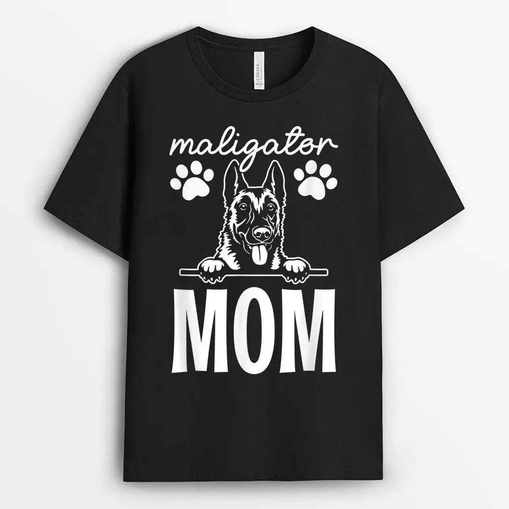 Maligator Mom Dog Funny T-Shirt