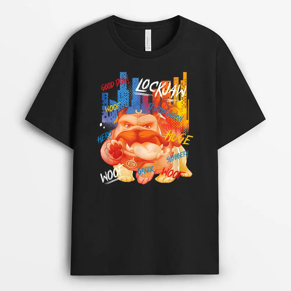 Marvel Rising Secret Lockjaw Good Dog Graffiti T-Shirt