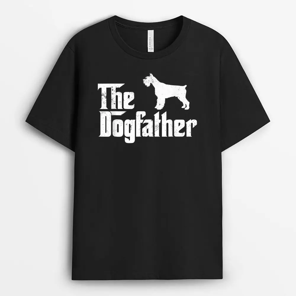 Miniature Schnauzer Dog Dog The Dogfather Dog Lover T-Shirt