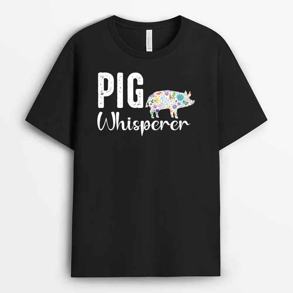Pig Whisperer Farmer T  And Funny BBQ Piggy Lovers Farm T-Shirt