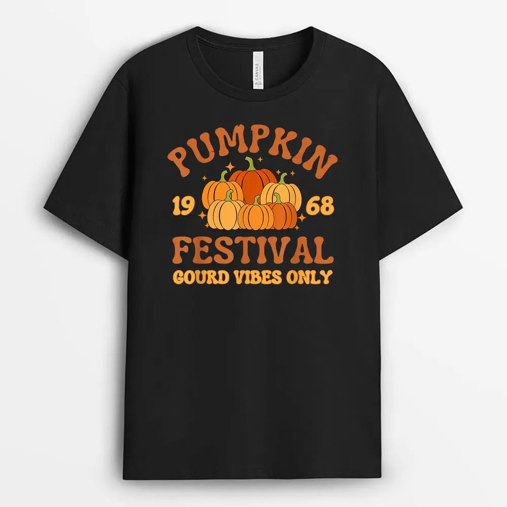 Pumpkin Festival Gourd Vibes Only Farmer Pumpkin Patch T-Shirt