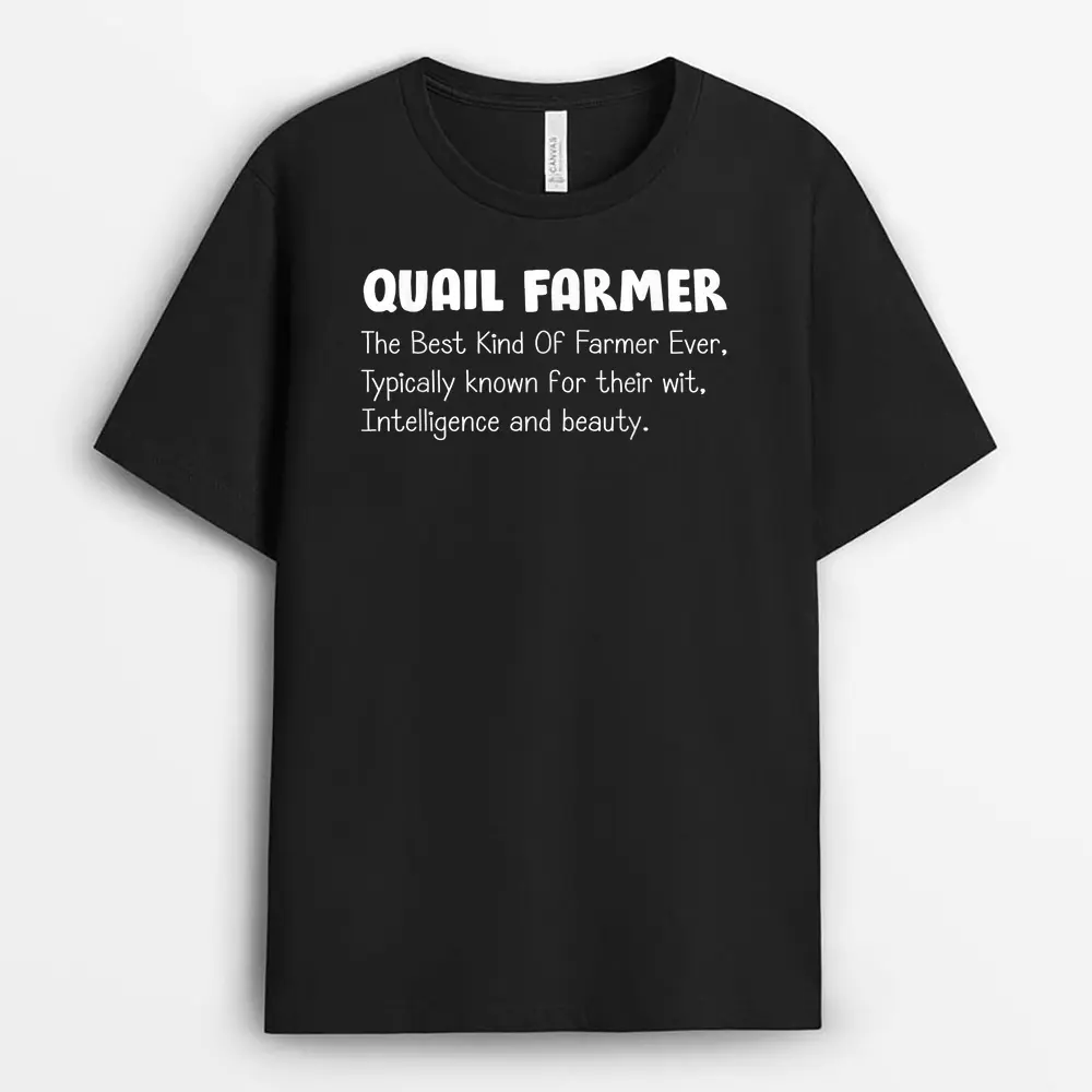 Quail Farmer - Quails Bird Breeder Egg Hatcher Lover Owner T-Shirt