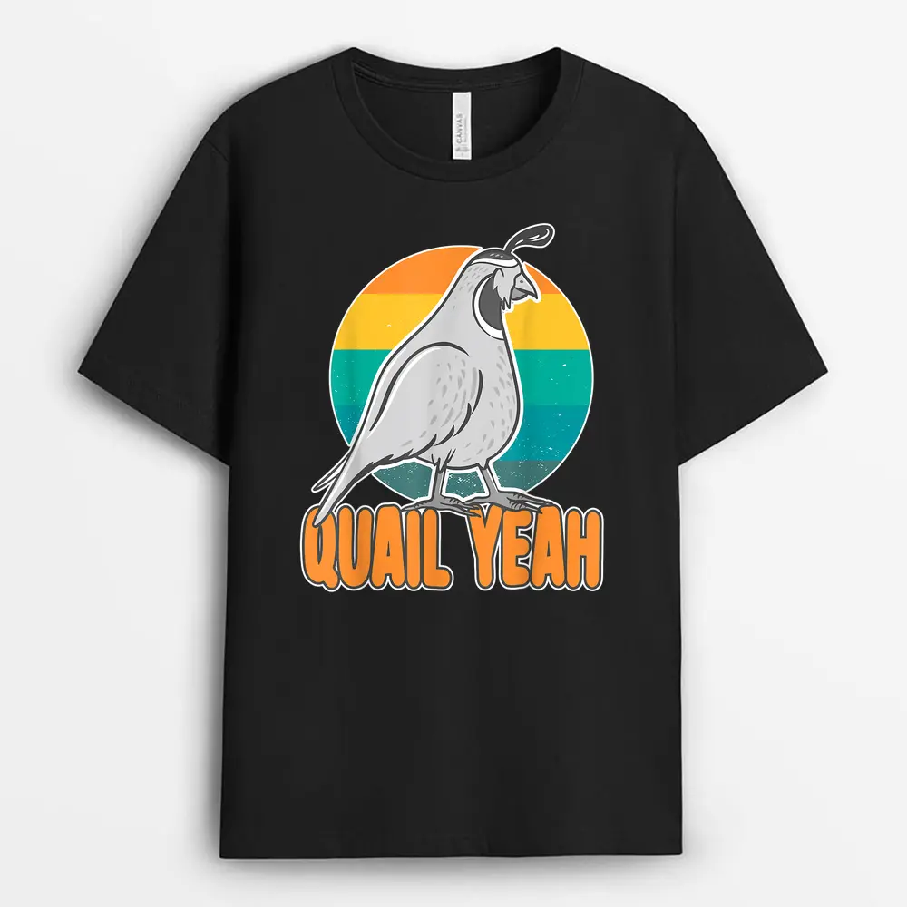 Quail Yeah Quail Farmer T-Shirt