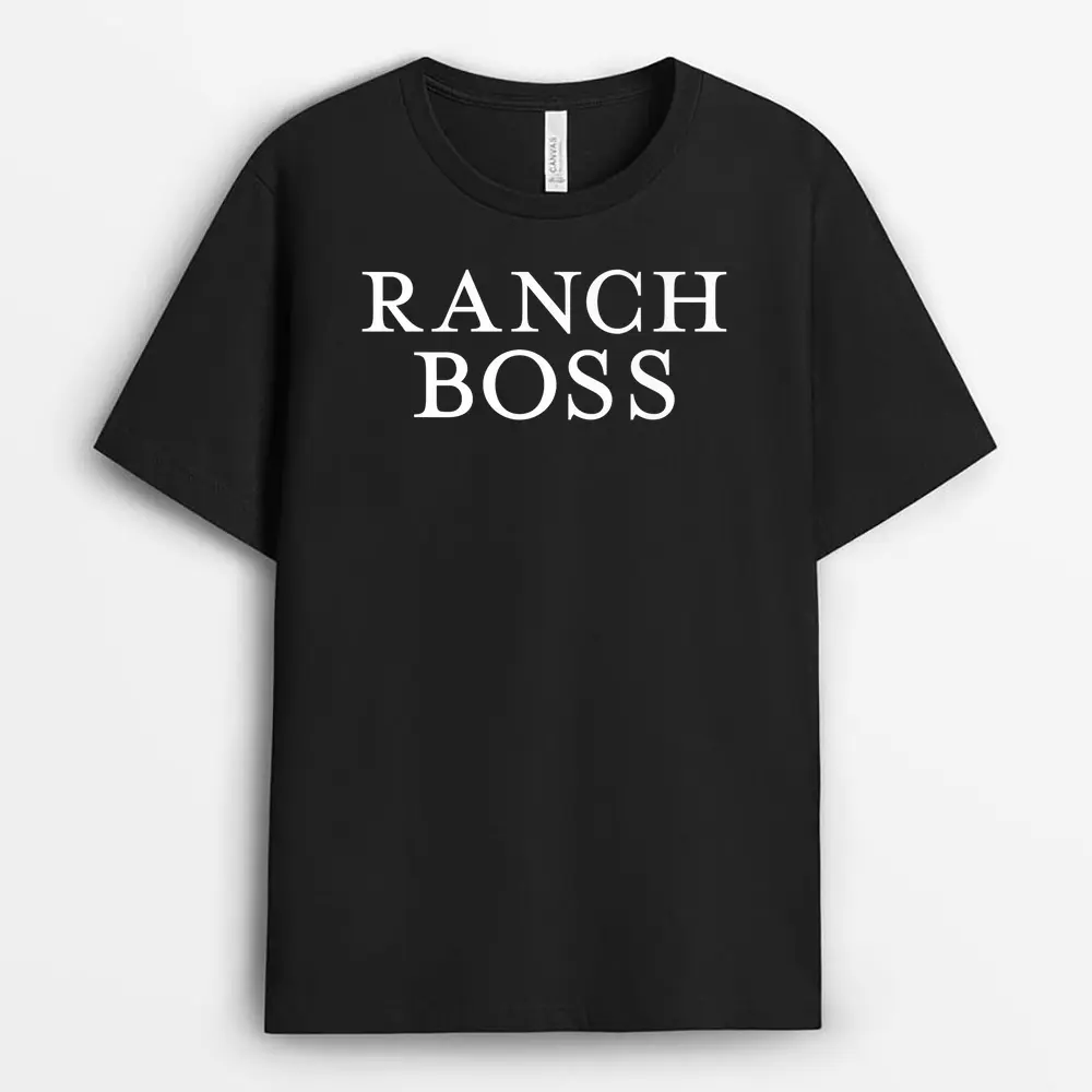Ranch Boss Farmer Children's Funny Ag T-Shirt