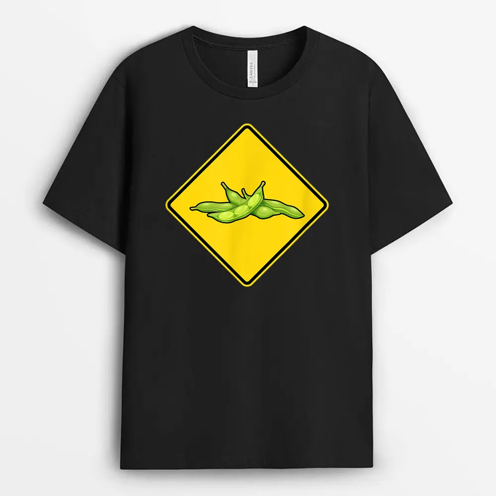 Soybean Warning Sign Farmer Funny Soybeans T-Shirt