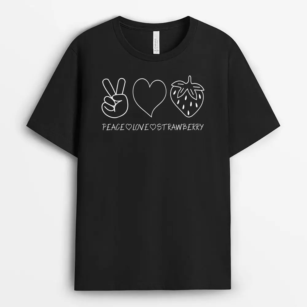 Strawberry Graphic For Strawberry Girl Fruit Smiling Farmer T-Shirt