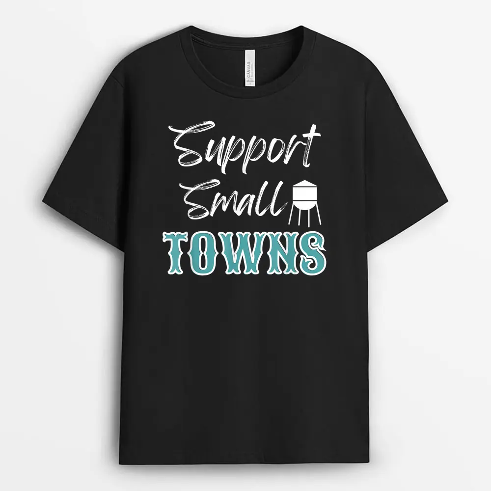 Support Small Towns Farm Western Country Boho Farmers Teen T-Shirt