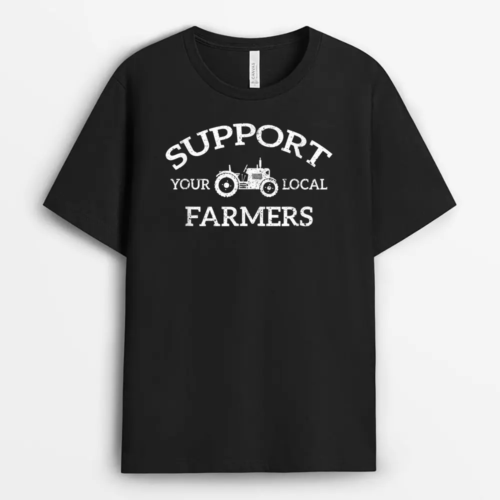 Support Your Local Farmers Apparel T-Shirt