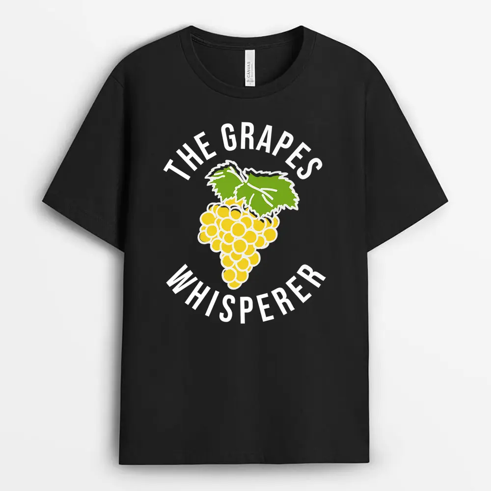 The Grapes Whisperer Funny Grape Farmer T-Shirt