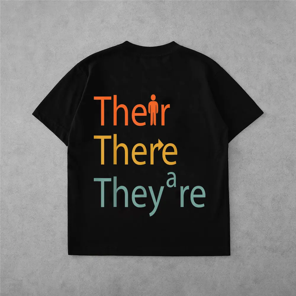 Their There And They're Vintage English Teacher Correct T-Shirt