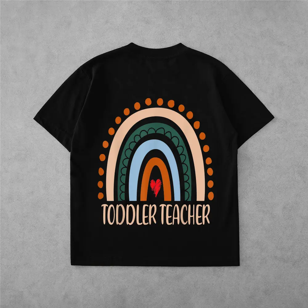 Toddler Teacher Rainbow Appreciation Day Back To School T-Shirt