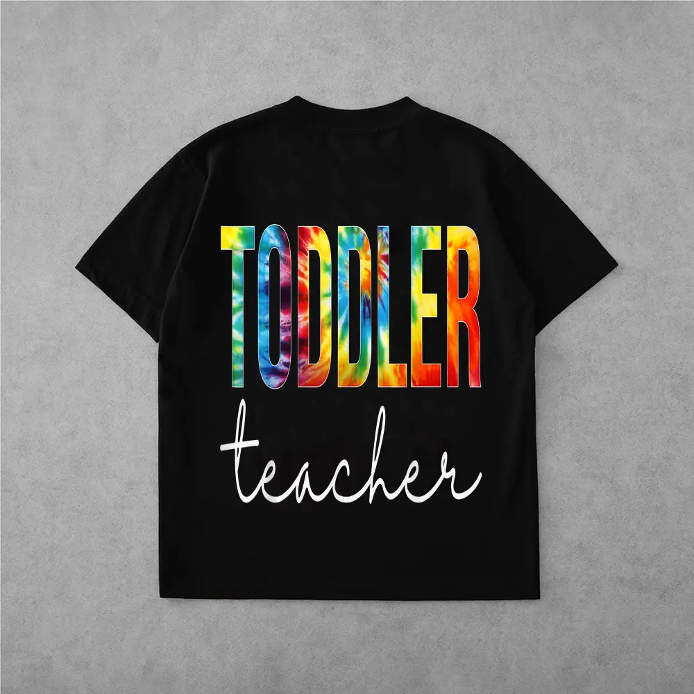 Toddler Teacher Tie Dye Appreciation Day Back To School T-Shirt