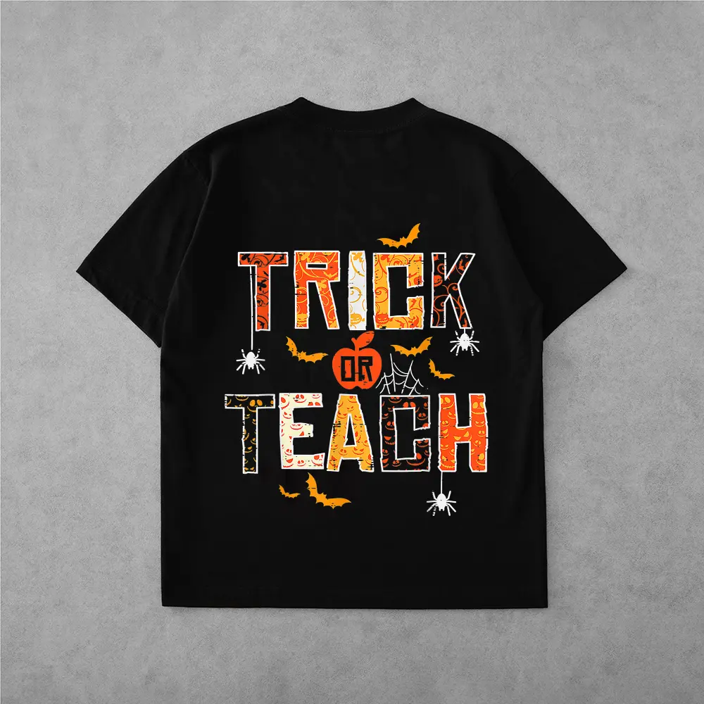 Trick Or Teach Cute Halloween Teacher T-Shirt