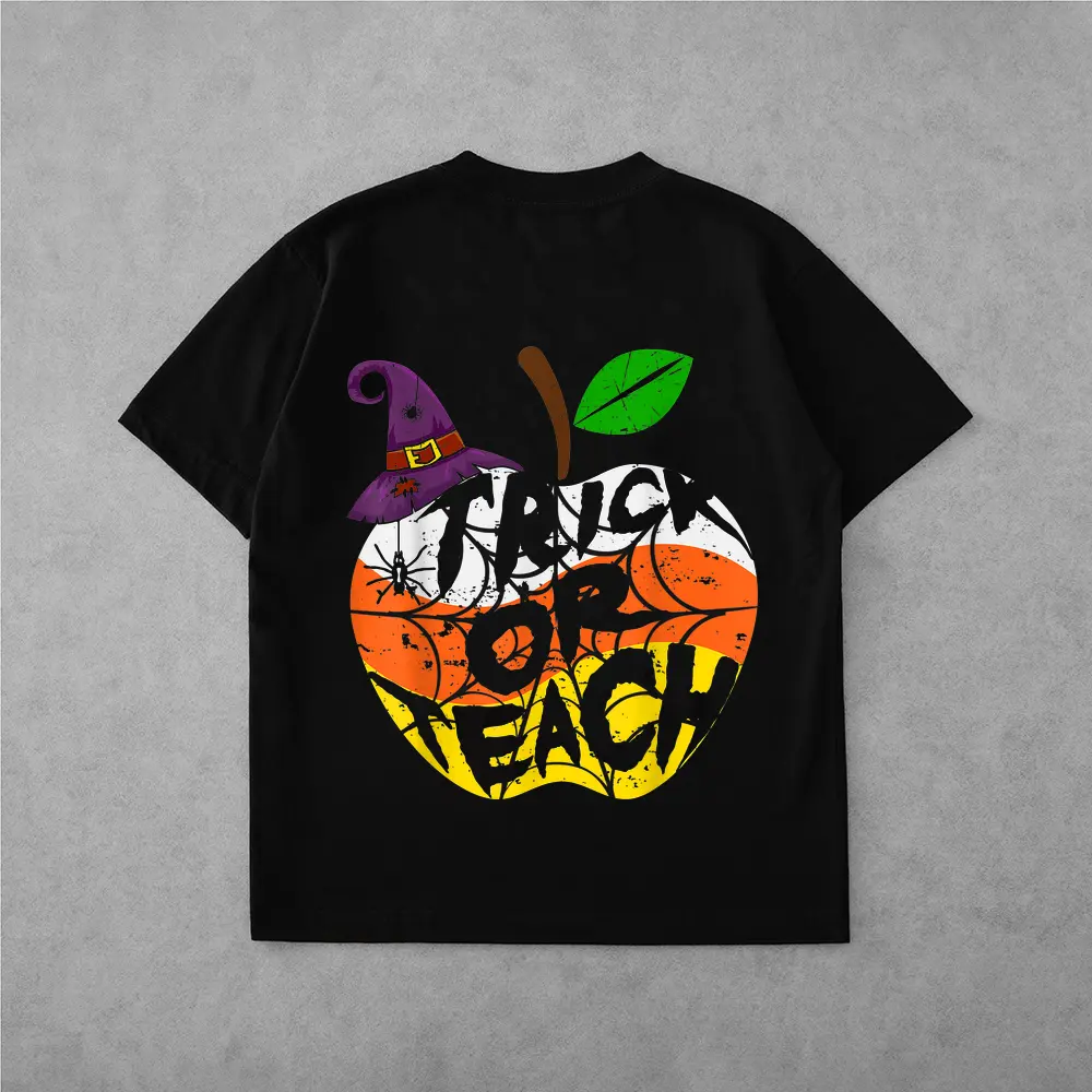 Trick Or Teach Funny Costume Teacher Halloween T-Shirt