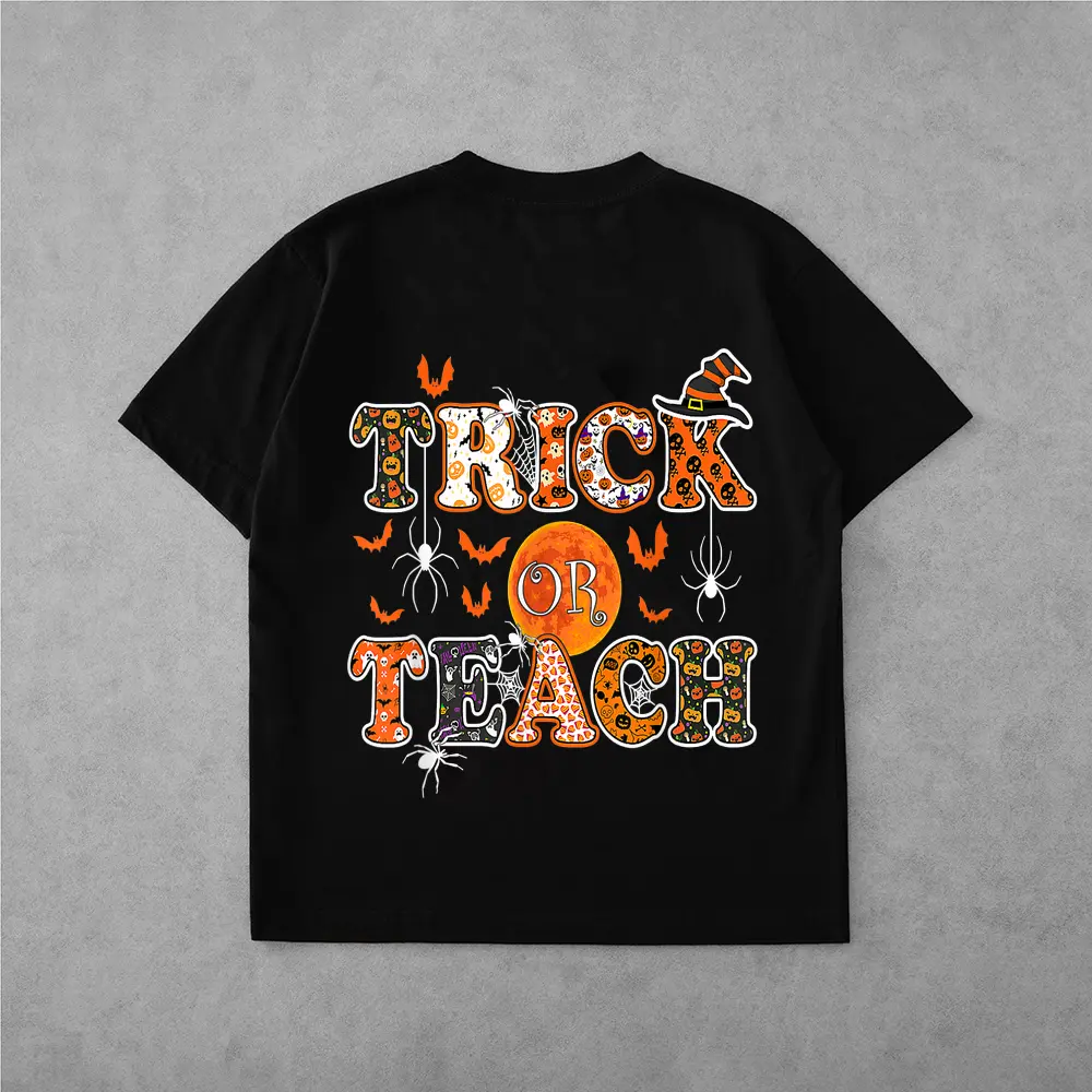 Trick Or Teach Funny Teacher Halloween Costume T-Shirt