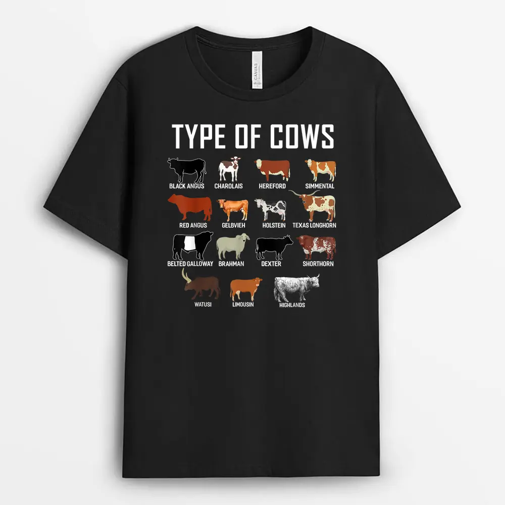 Types Of Cows T-Shirt