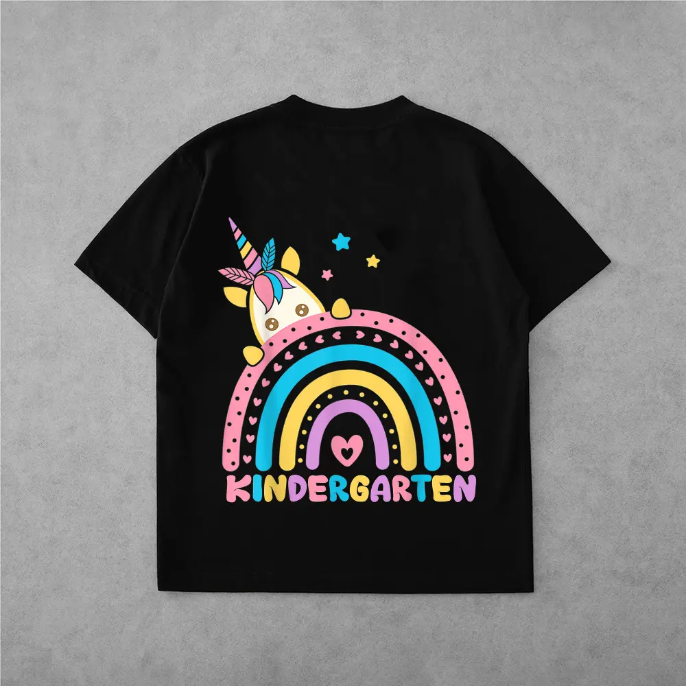 Unicorn Rainbow Kindergarten Teacher First Day Of School T-Shirt