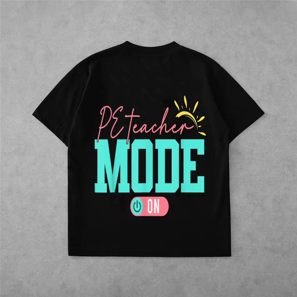 Vintage Pe Teacher Mode On Back To School Appreciation T-Shirt