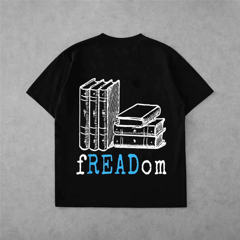 Vintage Retro Freadom  I Read Banned Books T-Shirt