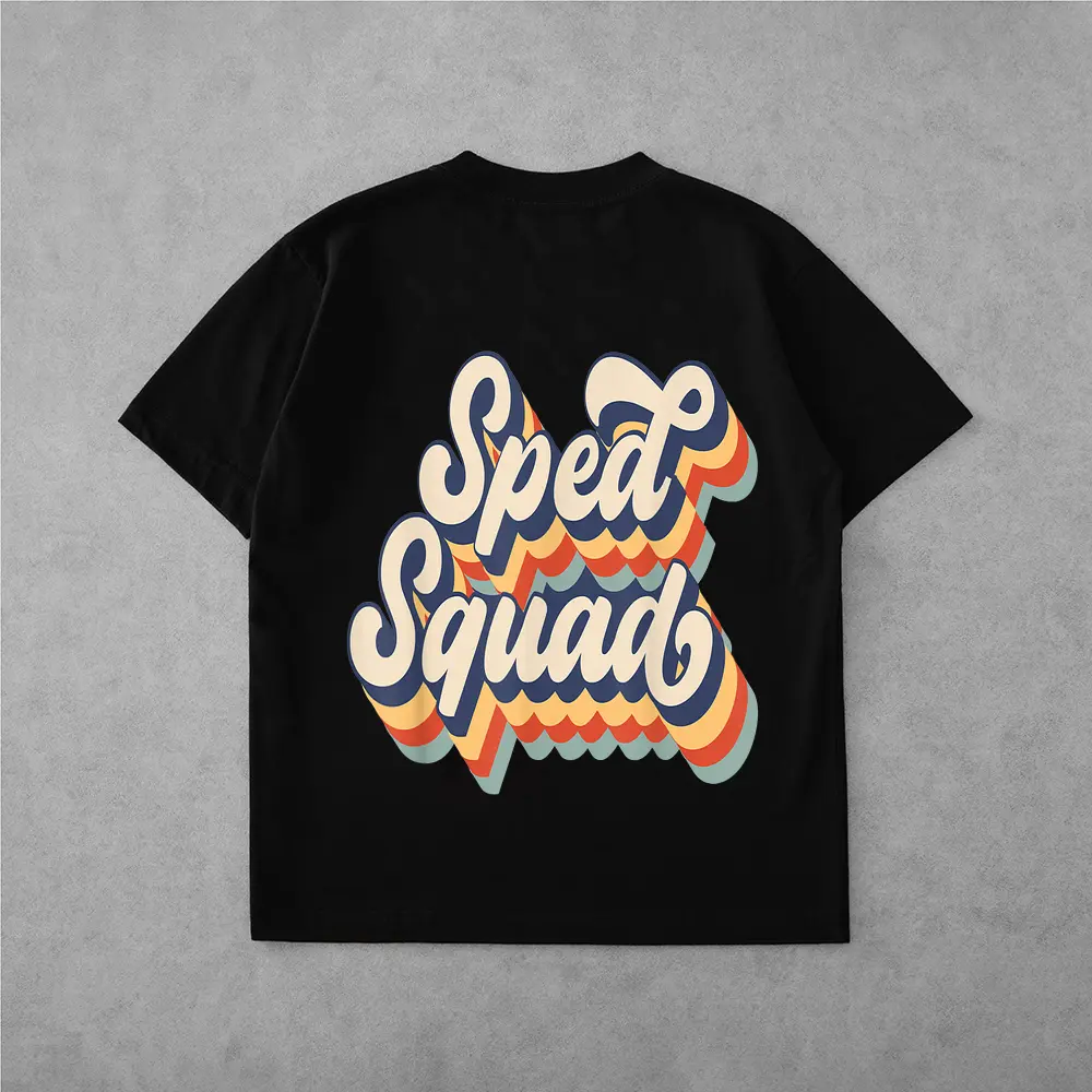 Vintage Sped Squad Special Ed Teacher Back To School T-Shirt