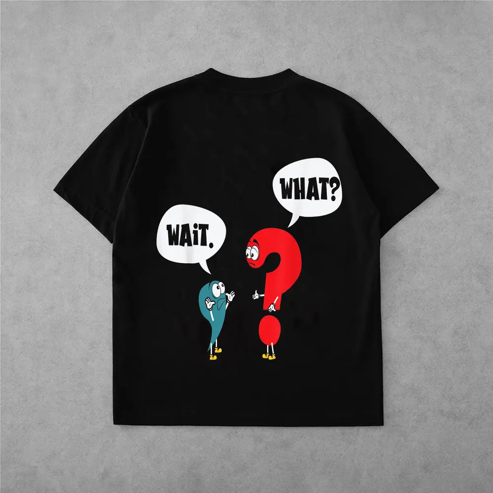 Wait. What Grammar Pun Punctuation Joke English Teacher T-Shirt